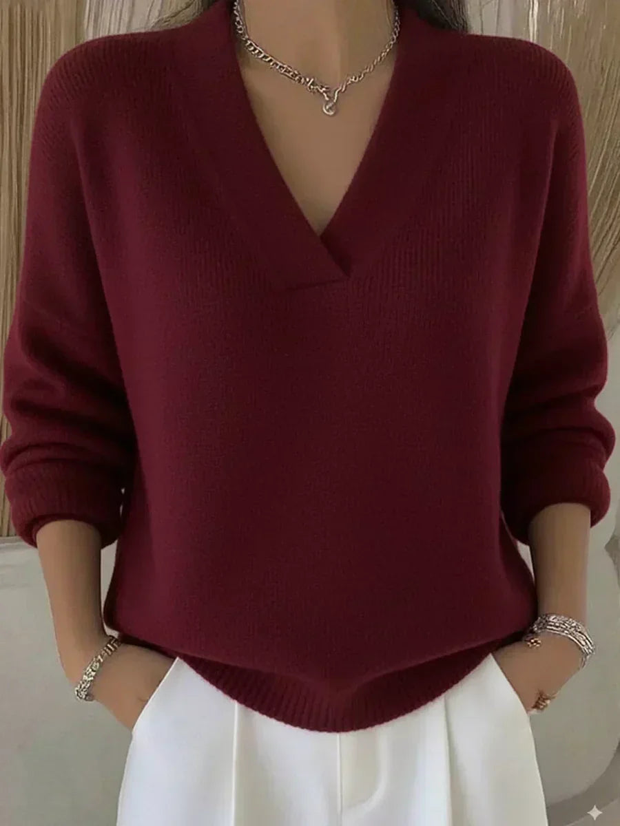 Vivelle™ | Pull Ample à Col V