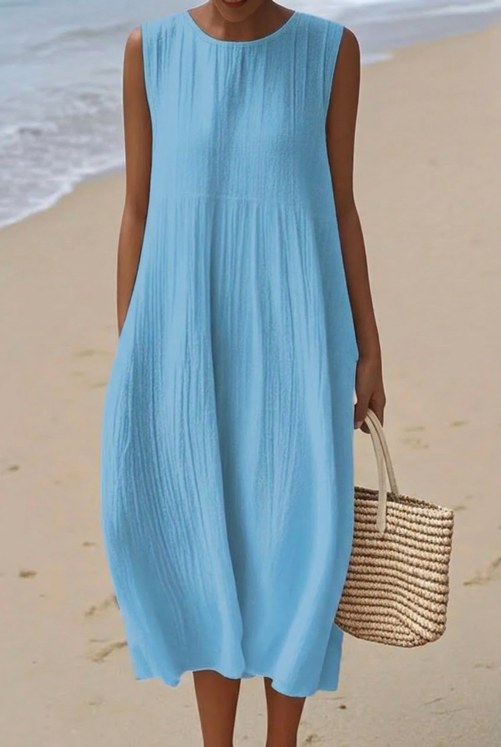 Capucine | Robe Midi Ciel d'Été